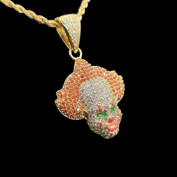 30"Rope Chain - 14K Gold Finish Pennywise - Picture 6 of 8